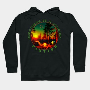 outdoor adventures "happiness is a journey" Hoodie